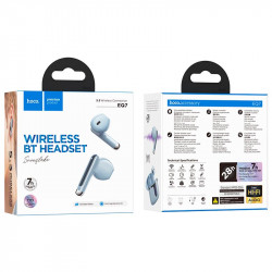Навушники Hoco Snowflake true wireless BT headset EQ7 |BT5.3, 40/300mAh, 7h|