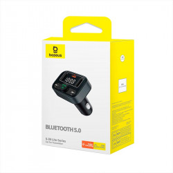 Адаптер автомобільний Baseus S-09 Lite Series Car FM Transmitter Cluster |2USB/1Type-c, PD/18W|