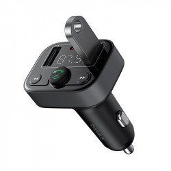 Адаптер автомобільний Baseus S-09 Lite Series Car FM Transmitter Cluster |2USB/1Type-c, PD/18W|