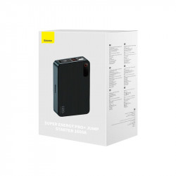 Пусковий пристрій (бустер) для авто Baseus Super Energy Pro Black+ Car Jump Starter 1600A