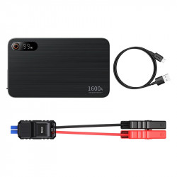 Пусковий пристрій (бустер) для авто Baseus Super Energy Pro Black+ Car Jump Starter 1600A