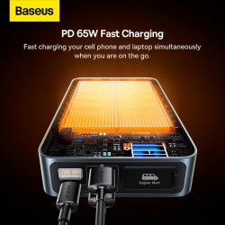 Пусковий пристрій (бустер) для авто Baseus Super Energy Pro Black+ Car Jump Starter 1600A