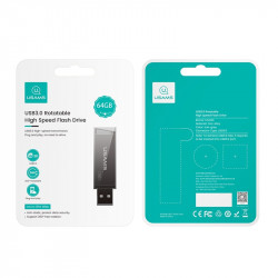 Флешка USAMS USB3.0 Rotatable High Speed Flash Drive 64GB US-ZB196