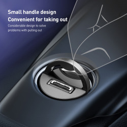Адаптер автомобільний BASEUS Tiny Star Mini PPS Car Charge Type - C Port |1Type-C, 30W| (VCHX-B04)