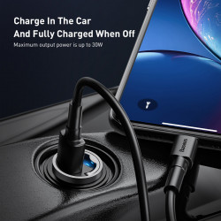 Адаптер автомобільний BASEUS Tiny Star Mini PPS Car Charge Type - C Port |1Type-C, 30W| (VCHX-B04)