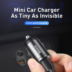 Адаптер автомобільний BASEUS Tiny Star Mini PPS Car Charge Type - C Port |1Type-C, 30W| (VCHX-B04)