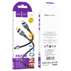 Кабель Hoco Type-C to Lightning Energy silicone charging data cable X109 |2m, 27W|