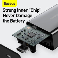 Адаптер мережевий BASEUS Speed Mini Quick Charger 1C |1Type-C, PD/QC,20W, 3A| (CCFS-SN02)