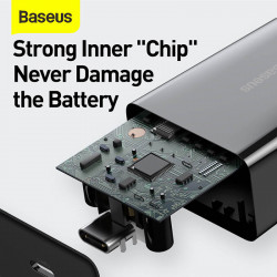 Адаптер мережевий BASEUS Speed Mini Quick Charger 1C |1Type-C, PD/QC,20W, 3A| (CCFS-SN02)