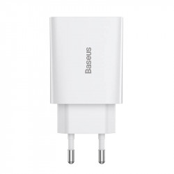 Адаптер мережевий BASEUS Speed Mini Quick Charger 1C |1Type-C, PD/QC,20W, 3A| (CCFS-SN02)