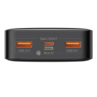 УМБ BASEUS Bipow Digital Display Power bank 20000mAh |2USB/1Type-C, PD/QC, 20W, 3A| (PPDML-M02)