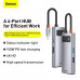 Hub адаптер BASEUS Type-C Metal Gleam Series 4-in-1 Multifunctional Docking Station |2USB, HDMI, Type-C, 100W PD| (CAHUB-CY0G)