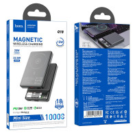УМБ HOCO Tourer power bank with magnetic fast charging Q18 10000mah |Type-C/1USB, QC/PD, 22,5W/3A|