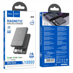 УМБ HOCO Tourer power bank with magnetic fast charging Q18 10000mah |Type-C/1USB, QC/PD, 22,5W/3A|