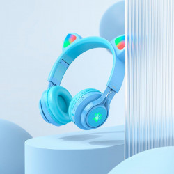 Навушники Hoco Cat ear kids BT headphones W39 |BT5.3, AUX, 10H, 85db|
