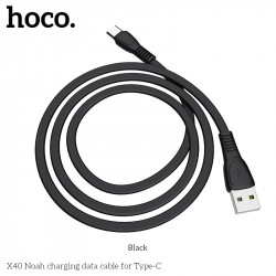 Кабель Hoco Type-C TPE Flat Noah X40 |1m, 2.4A|