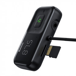Адаптер автомобільний BASEUS Wireless MP3 Car Charger t typed S-16 |2USB, 3.1A|