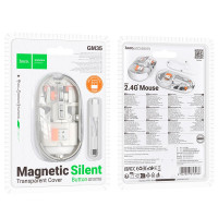 Мишка Hoco General dual-mode silent wireless mouse GM35 (battery version) |2.4G+BT, 800-1200-1600DPI
