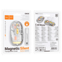 Мишка Hoco General dual-mode silent wireless mouse GM35 (battery version) |2.4G+BT, 800-1200-1600DPI
