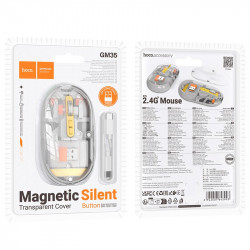 Мишка Hoco General dual-mode silent wireless mouse GM35 (battery version) |2.4G+BT, 800-1200-1600DPI