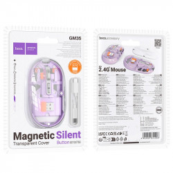 Мишка Hoco General dual-mode silent wireless mouse GM35 (battery version) |2.4G+BT, 800-1200-1600DPI
