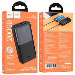 УМБ HOCO Sirui fully compatible power bank 20000mAh J136A |2USB/1Type-C, 22.5W/3A, PD/QC|