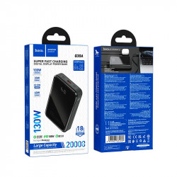 УМБ HOCO Fast charge power bank 20000mAh Q30A |1USB/2Type-C, 130W/5A, PD/QC|