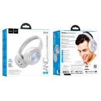 Навушники HOCO Young BT headphones W54 |BT5.4, ANC, AUX, USB-C, 30h|