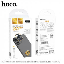Захисне скло HOCO 3D Metal для камери iPhone 11 Pro / 11 Pro Max (A18)