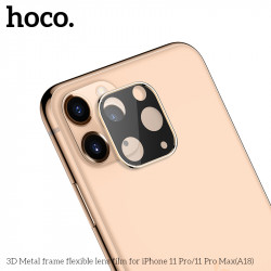 Захисне скло HOCO 3D Metal для камери iPhone 11 Pro / 11 Pro Max (A18)