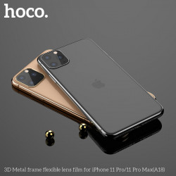 Захисне скло HOCO 3D Metal для камери iPhone 11 Pro / 11 Pro Max (A18)