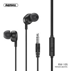 Навушники REMAX with Mic Wired Earphone RW-105 HD Mic