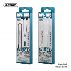 Навушники REMAX with Mic Wired Earphone RW-105 HD Mic