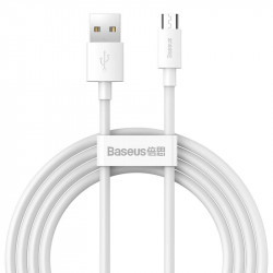 Кабель Baseus Micro USB Simple wisdom Data Cable Kit |1.5m, 2.1A| (2PCS-Set) (TZCAMZJ-02)