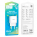 Адаптер мережевий HOCO Leisure single port charger C106A |1USB, 10.5W/2.1A|