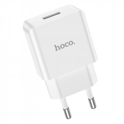 Адаптер мережевий HOCO Leisure single port charger C106A |1USB, 10.5W/2.1A|