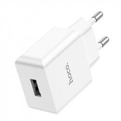 Адаптер мережевий HOCO Leisure single port charger C106A |1USB, 10.5W/2.1A|