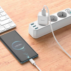 Адаптер мережевий HOCO Leisure single port charger C106A |1USB, 10.5W/2.1A|