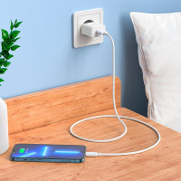 Адаптер мережевий HOCO Leisure single port charger C106A |1USB, 10.5W/2.1A|