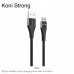 Кабель Micro USB Koni Strong nobility flash charging KS11m |1.2m, 2.4A|