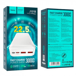 УМБ HOCO Astute fully compatible power bank J101B 30000mAh |2USB/Type-C, 20W/5A, PD/QC|