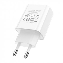 Адаптер мережевий BOROFONE Easy Speed single port charger BA57A |Type-C, 20W/3A, PD/QC|