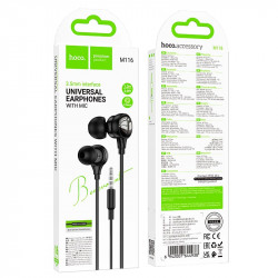 Навушники HOCO Benevolent universal earphones with microphone M116 |1.2M, 3.5mm|