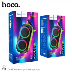 Акустика-караоке Hoco Wireless portable speaker DS33 |BT5.0, USB/TF, 30W|