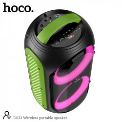 Акустика-караоке Hoco Wireless portable speaker DS33 |BT5.0, USB/TF, 30W|
