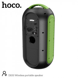Акустика-караоке Hoco Wireless portable speaker DS33 |BT5.0, USB/TF, 30W|