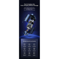 Адаптер автомобільний JOYROOM Intelligent 2-port LED Fast Car Charger C-A17 |1USB/1Type-C, 48W/3A, PD/QC|