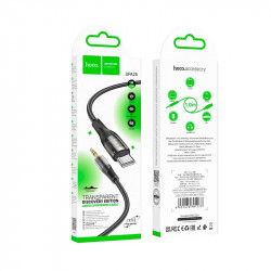 Кабель HOCO 3.5 mm to Type-C Transparent Discovery Edition Digital audio conversion cable UPA25 |1M|