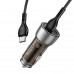 Адаптер автомобільний Hoco Type-C to Type-C cable Sprinter dual port Car charger NZ8 |1USB/1Type-C, QC/PD, 43W/3A|