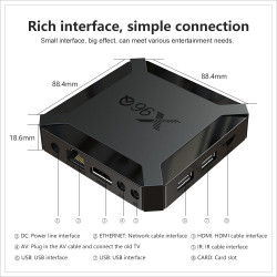 Android TV приставка Allwinner TV BOX X96Q |H313, 1GB RAM, 8GB ROM|